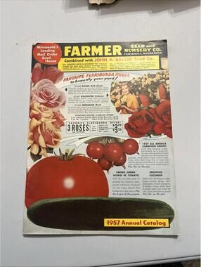 1957 Farmer Seed Nursery Co Catalog Fairbault Minn 78 Pages